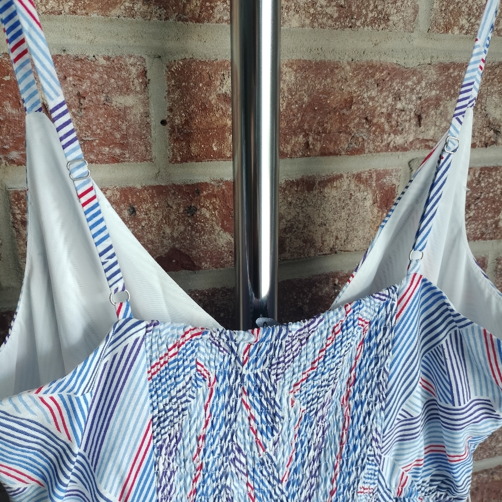 Lulus White Multi-Striped Wide Leg Jumpsuit - Picture 10 of 10
